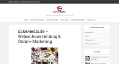 Desktop Screenshot of eckemedia.de